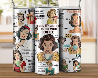 Vintage Sarcastic Women's Tumbler - Funny Christmas Gift