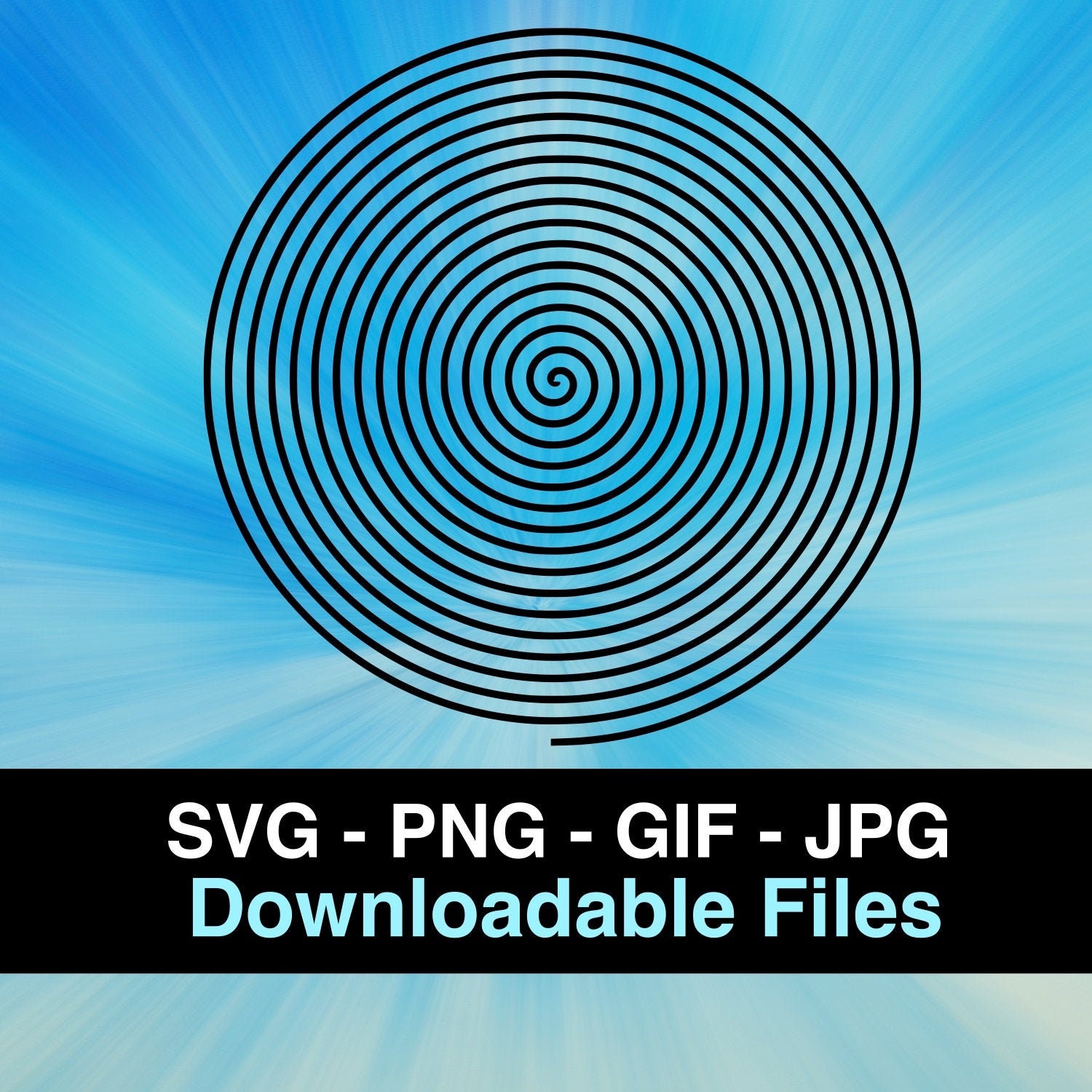 Swirl Spiral Embellishment Cuttable Cricut Silhouette Etsy