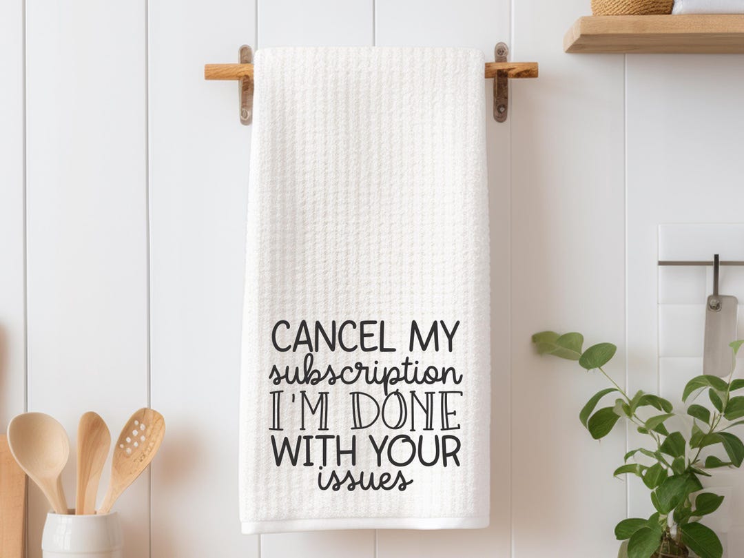 Snarky Tea Towel: Funny Offensive Quote, Farmhouse Kitchen Decor - Etsy