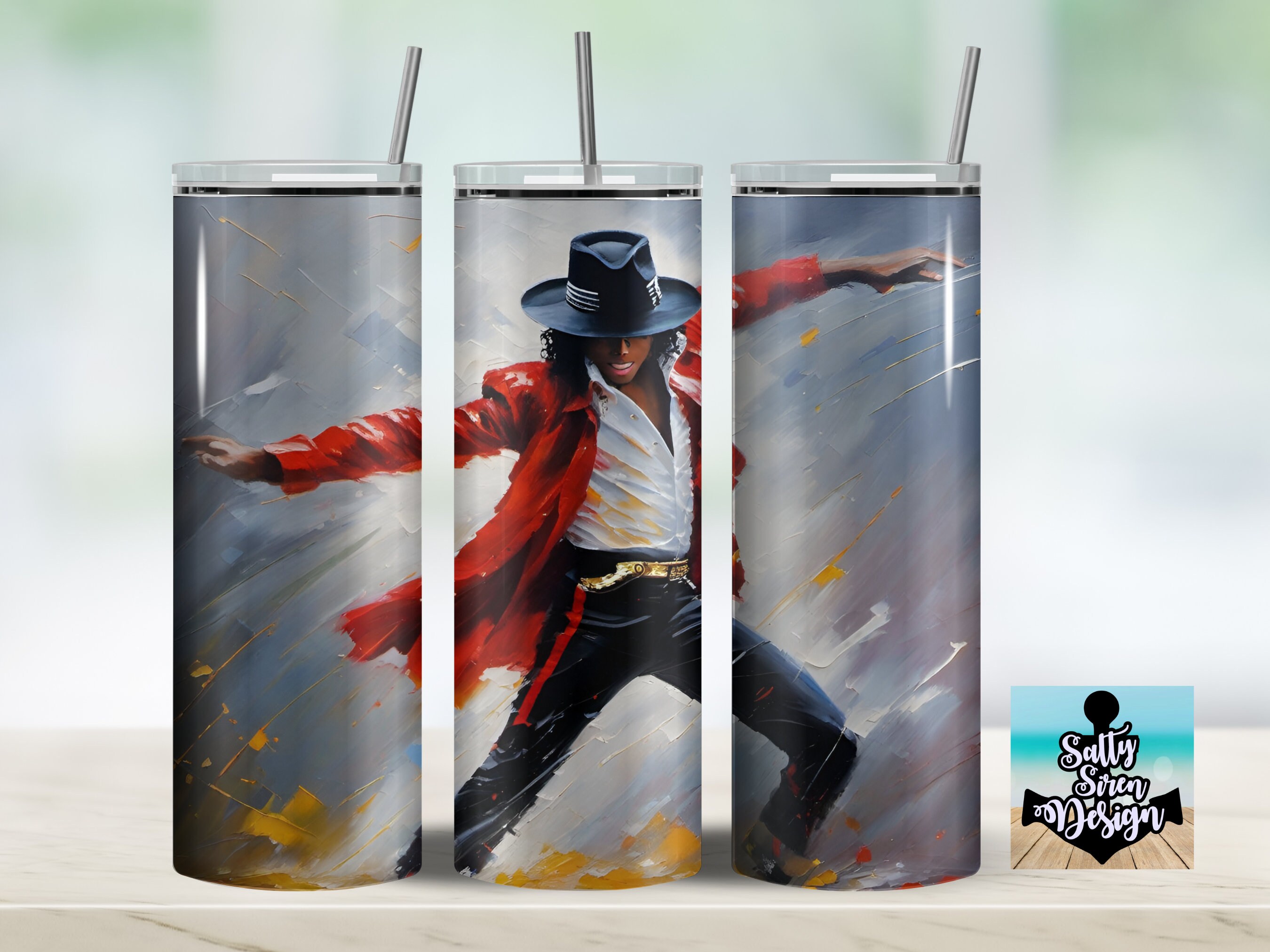 Michael Jackson Tumbler - 20 Ounce Tumbler / Stainless Steel