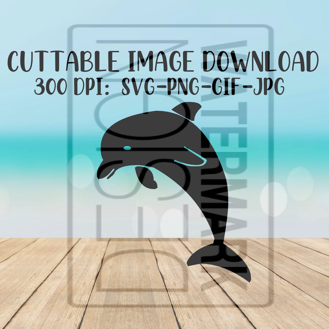 Dolphin Svg Image Download Cricut Silhouette Download Image Files SVG
