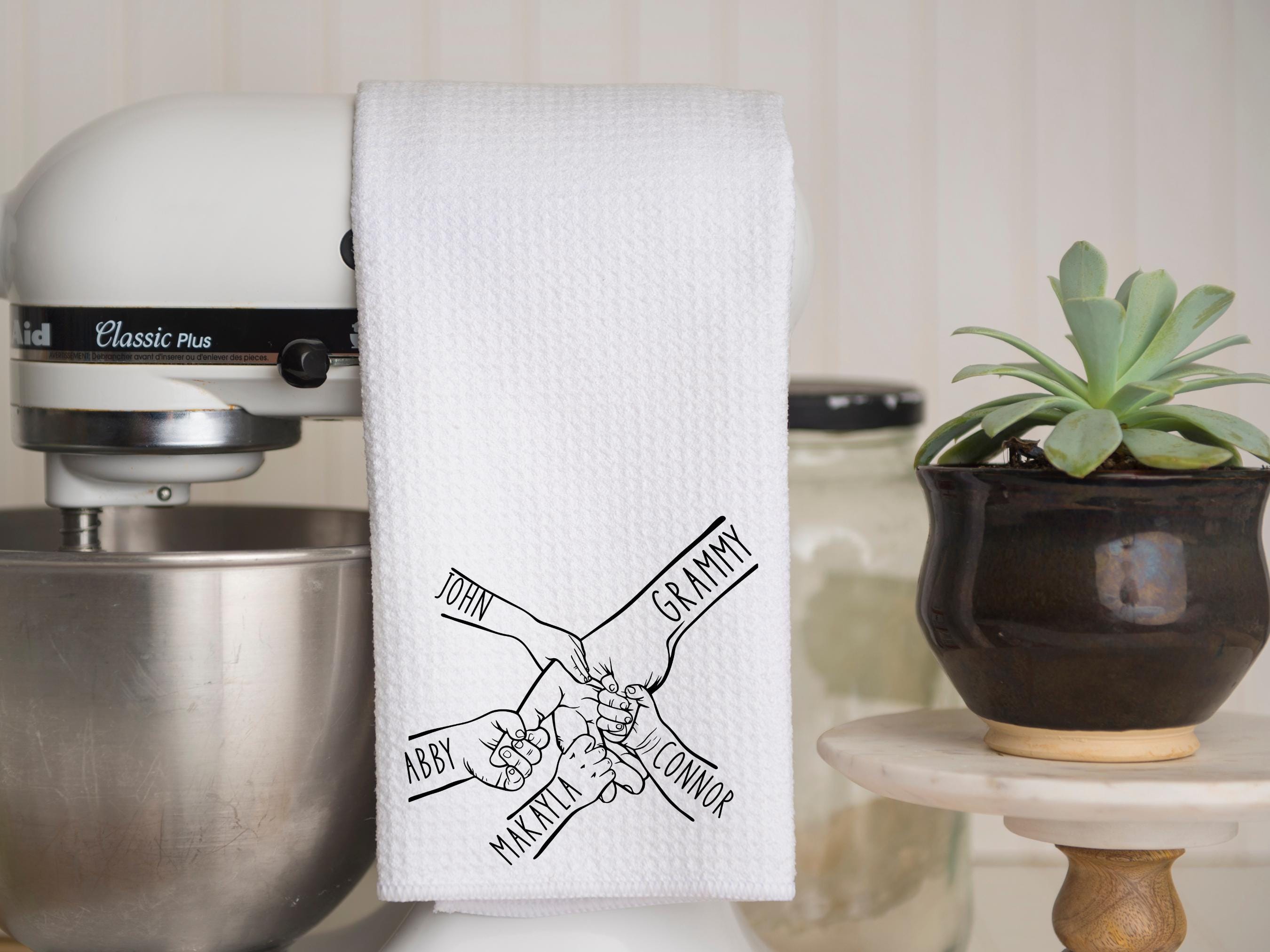 Kitchen Cloth Names Custom Family Names Kitchen Towel – Mother's Day Gift (16x24) - Etsy