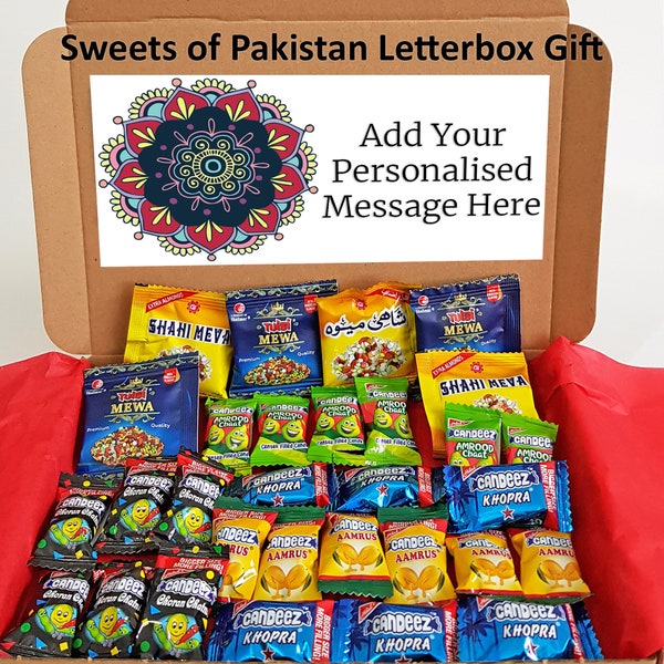 Sweets from Pakistan | Letterbox Gift | Pakistani Sweets | Shahi Meva | Tulsi Meva | Choran Chatni | Khopra Candy | Halal Sweets | Candies