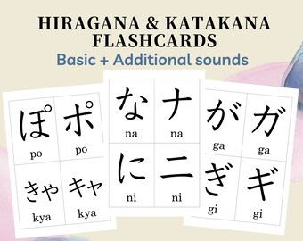 Japanese Flashcards Etsy Japanese Flashcards Etsy