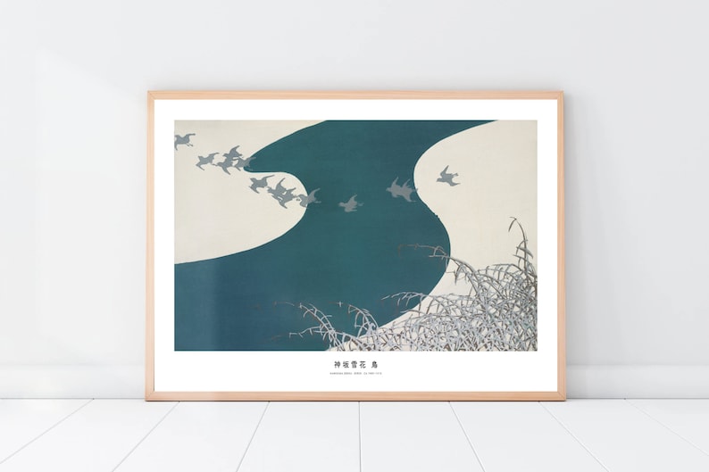Vintage Japanese Woodblock Print, Japan Bird Prints, Japanese Bird Art ...