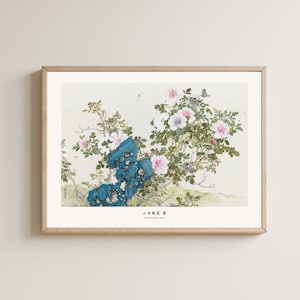 Japanese Wall Art - Spring by Yamamoto Baiitsu - Japanese Nature Scene Painting