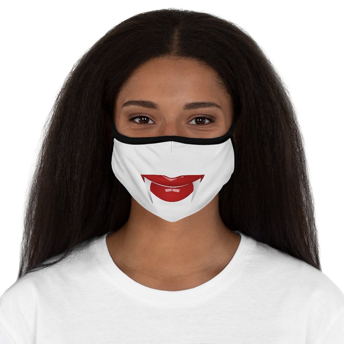 Vampire Face Mask Fitted Polyester Etsy