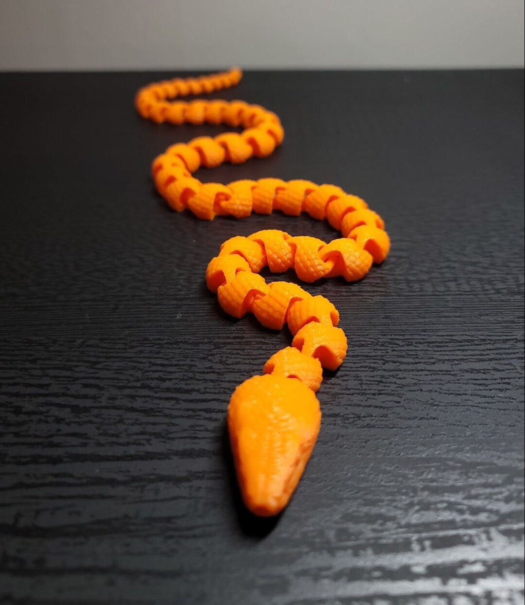 Flexible Articulated Snake Fidget Toy With Detailed Scales Etsy