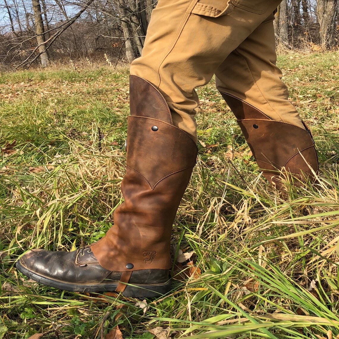 Removable Knee Guards for D3riffs Leather Gaiters Hunting Etsy