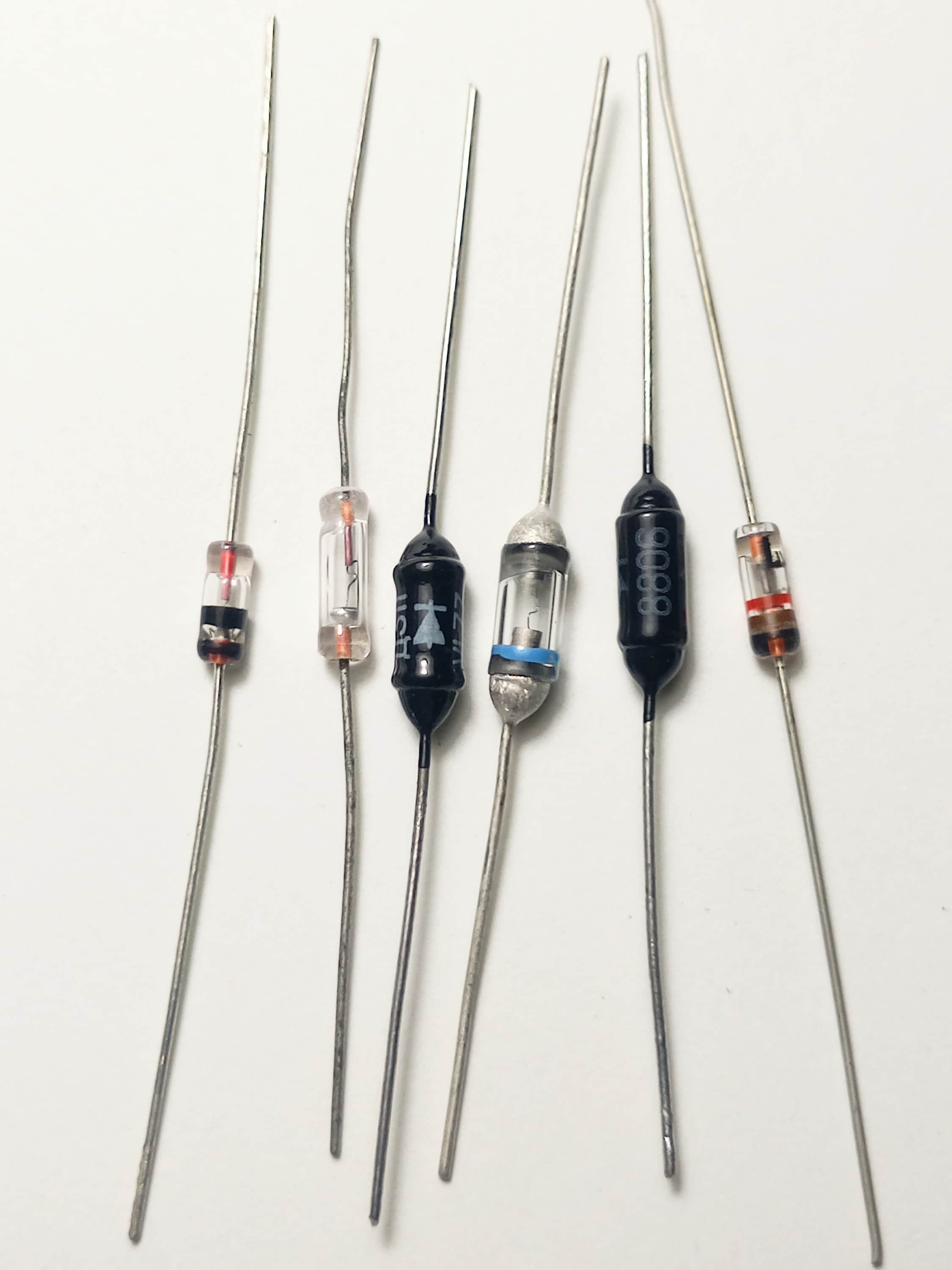 Germanium Diode Semiconductor Lot - 1N34 - 1N60 - D18 - D311