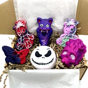 Spooky Vegan Halloween Bath Bomb Set | Handmade with Oud Scents