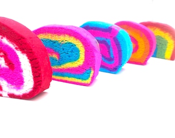 Vegan Bubble Bars Gift Set– Handmade Bubbly & Moisturising Bubble Bath Bars, Sweet Scented, Cruelty-Free Skincare