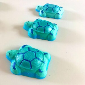 Turtle Bath Bomb – Sweet Vanilla Vegan Moisturizing Bath Fizzy image 5
