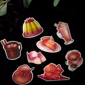 Food sticker. Witch's favorite recipes and foods. Magical food.