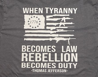 When Tyranny Becomes Law Rebellion Becomes Duty