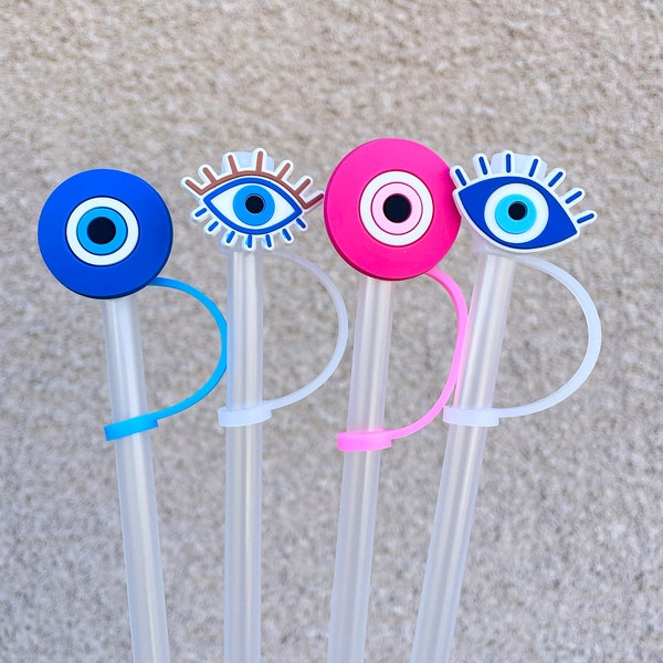 Evil Eye Straw Topper