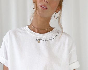 Bügelbild Aufnäher Patch Plott - Spruch Schrift Sonne, Kleidung bedrucken, Applikation zum aufbügeln, Upcycling Idee - aus alt mach neu