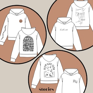 Plotter-bestandset – statement-shirtontwerpen | Print op rug, voorkant en mouw | La Dolce Vita, Slow Life, Summer Vibes - digitale download