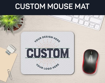 Personalised Photo Mouse Mat Computer Mouse Pad PC Mac Your Image Custom Printed Gift Office Work Home