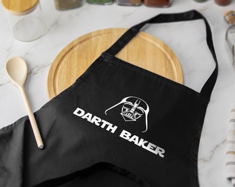 Delantal estampado Darth Baker, divertido cocinar, hornear, Chef casero