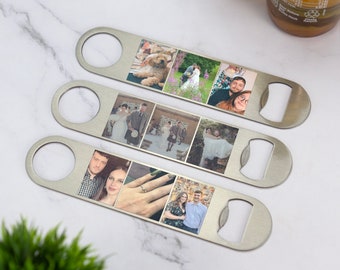 Personalised Photos Bar Blade Custom Images Beer Bottle Opener Printed Stainless Steel