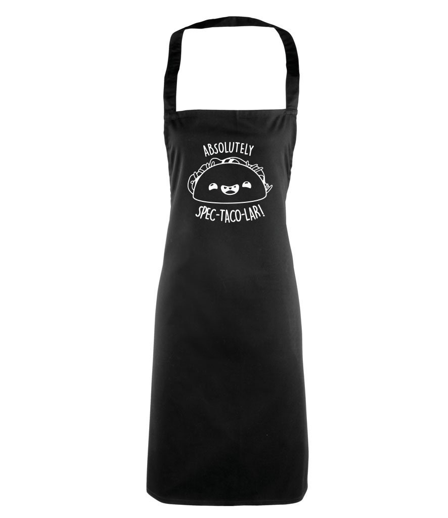 Grembiule Da Taco Divertente Per Uomini E Donne – Con Tasche, Per Cucina E Barbecue, Regalo Originale