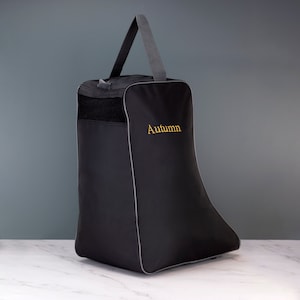 Bestickte Gummistiefel-Tasche für Gummistiefel, mit Initialen oder Namen
