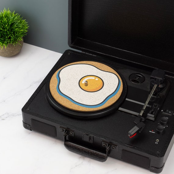 Tapis en liège et caoutchouc pour platine vinyle TRAHOO Mat One[H515