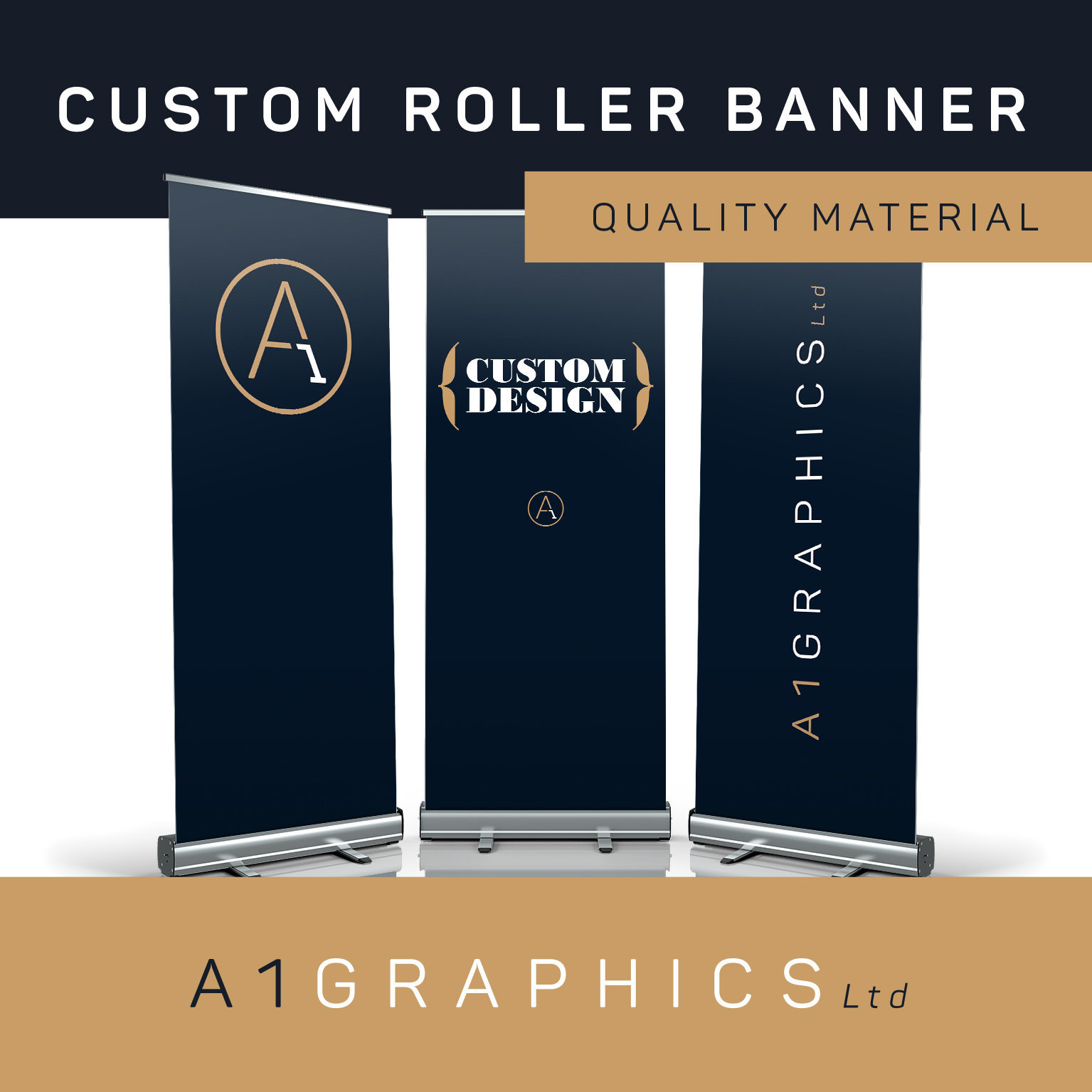 Custom Poster With Stand 22 X 28 Double Sided Poster Sign Slide-in Metal  Pedestal Sign Holder for Trade Shows, and Exhibitions 
