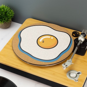 Egg Design Record Player Slip Mat TurnTable DJ Slip Mat