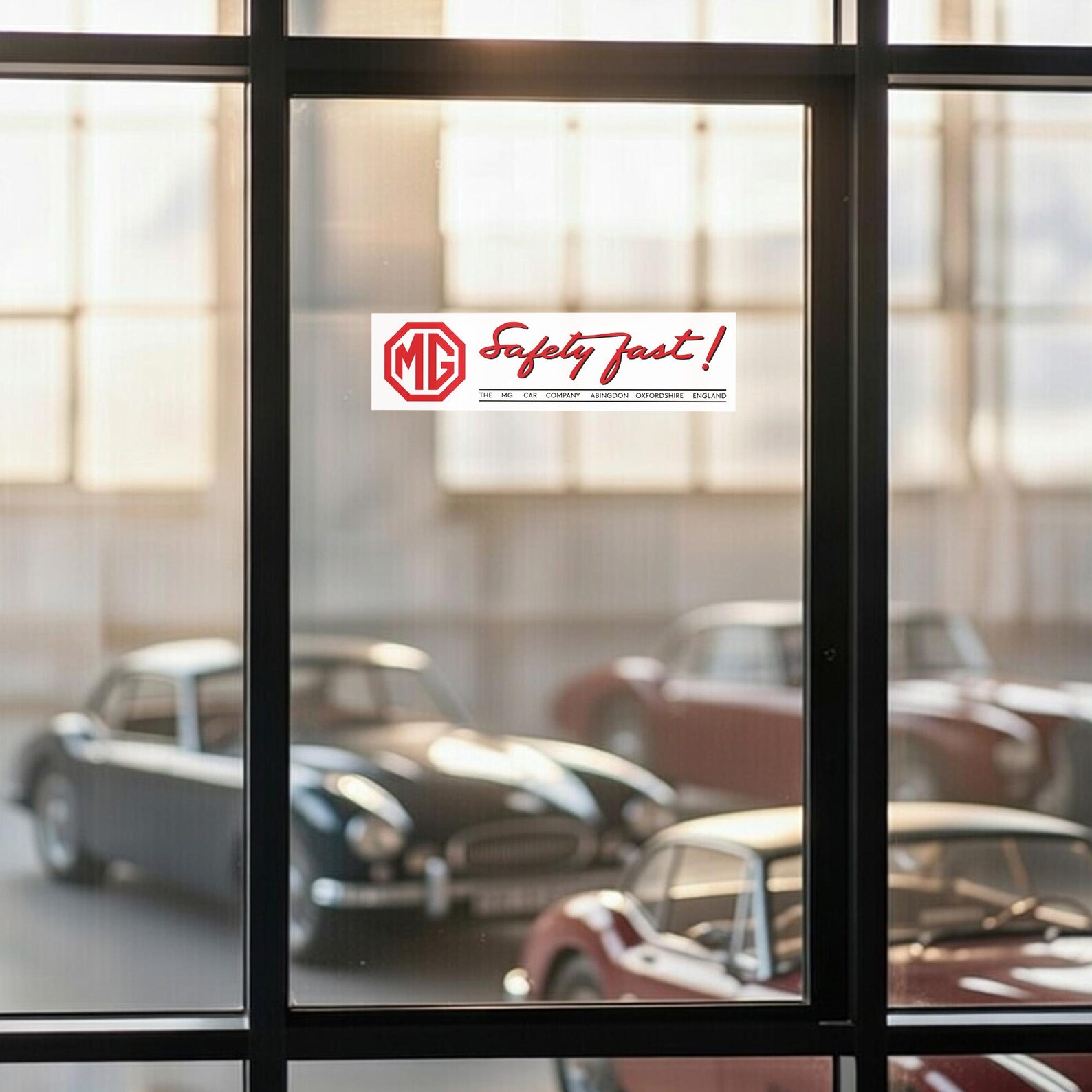 MG Safety Fast Sticker Classic Car Vinyl Decal Official Licensed ...