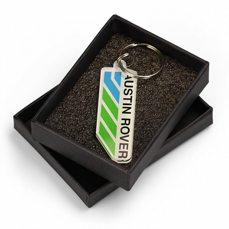 Austin Rover Badge Keyring Chevron Logo British Car Gift OFFICIAL ...