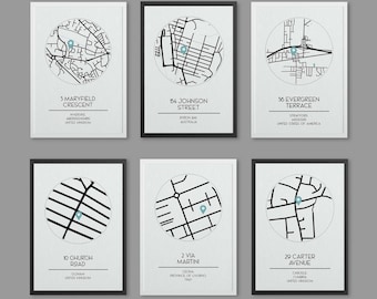 Impression de l'emplacement du plan des rues de la ville, impression d'affiches dans la capitale