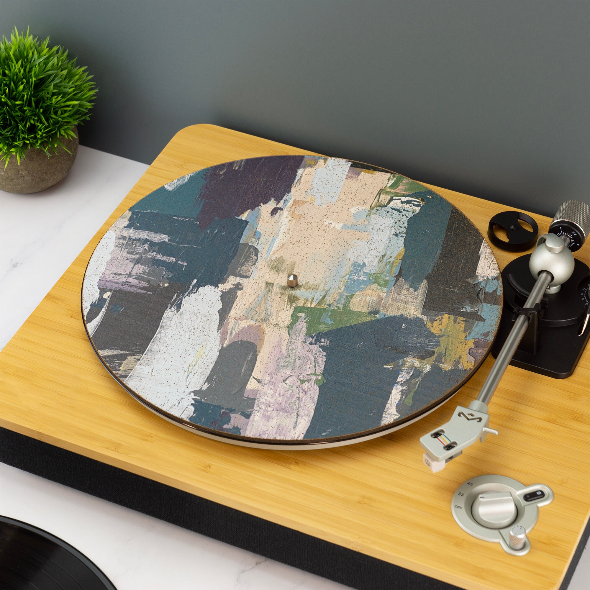 Paint Effects Record Player Slip Mat Turntable DJ Slip Mat Etsy