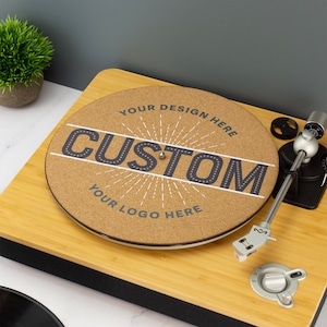 Custom Logo Business Record Player Slip Mat Turn Table DJ Slip Mat