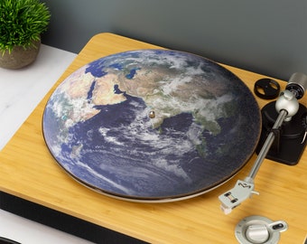 Earth Record Player Slip Mat Turn Table DJ Slip Mat
