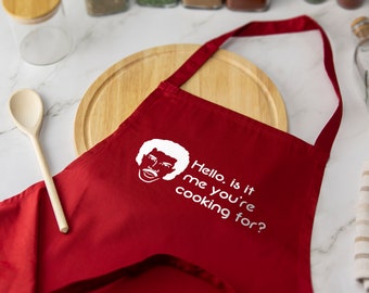 Lionel Ritchie Funny Printed Apron Is It Me You're Cooking For Baking Home Chef Several Colours Available