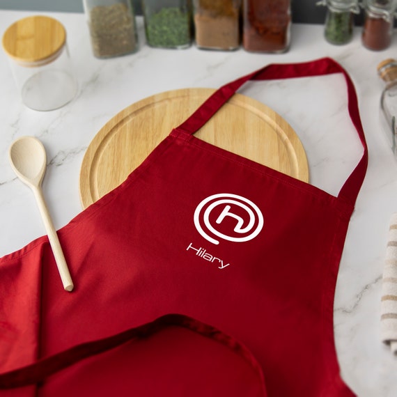 Delantal inspirado en Master Chef personalizado para hornear nombre  personalizado Chef de cocina casera varios colores disponibles -  España