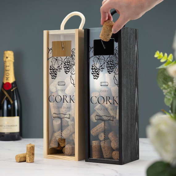 Champagne Cork Collector Wine Cork Display Case Wine Cork Holder