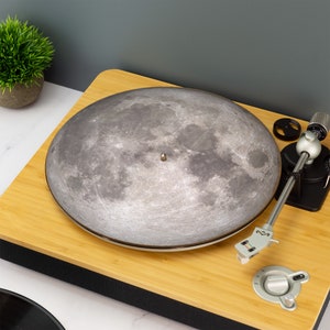 Moon Record Player Slip Mat Turn Table DJ Slip Mat