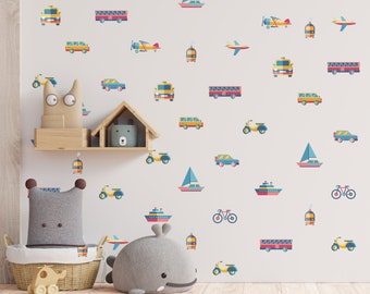 Stickers muraux Transports Stickers muraux Chambre d'enfants Chambre d'enfants