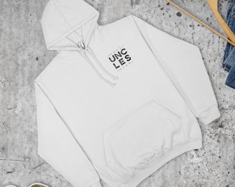 Cool Uncles Club Hoodie Funny Uncle Gift Fathers Day Novelty Top | Various Sizes & Colours | Unisex Fit | Made in the UK