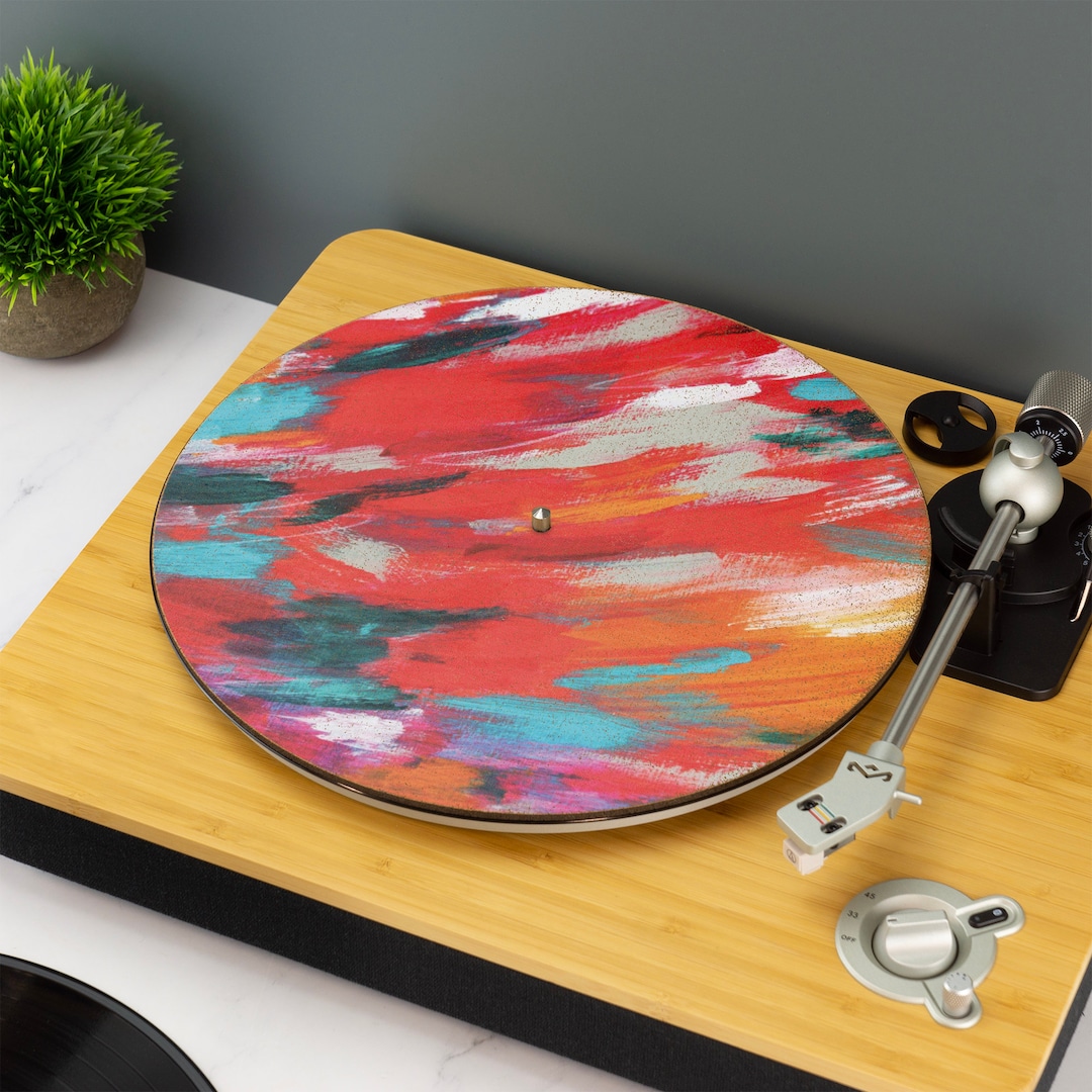 Paint Effects Record Player Slip Mat Turntable DJ Slip Mat Etsy