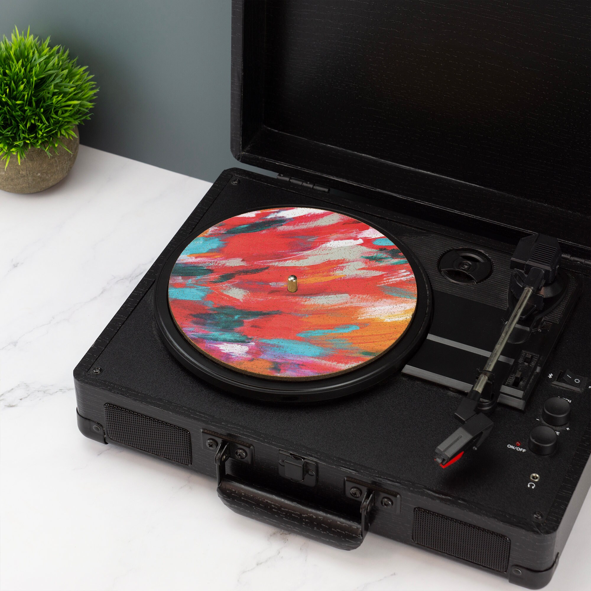 Paint Effects Record Player Slip Mat Turntable DJ Slip Mat Etsy