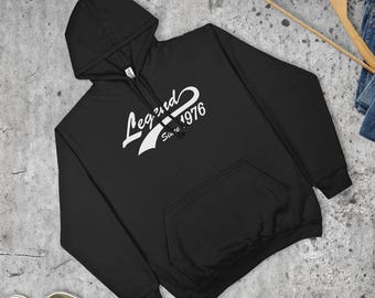 Personalised Legend Hoodie Custom Birthday Year 40th 50th 60th Gift | Various Sizes & Colours | Unisex Fit | Made in the UK