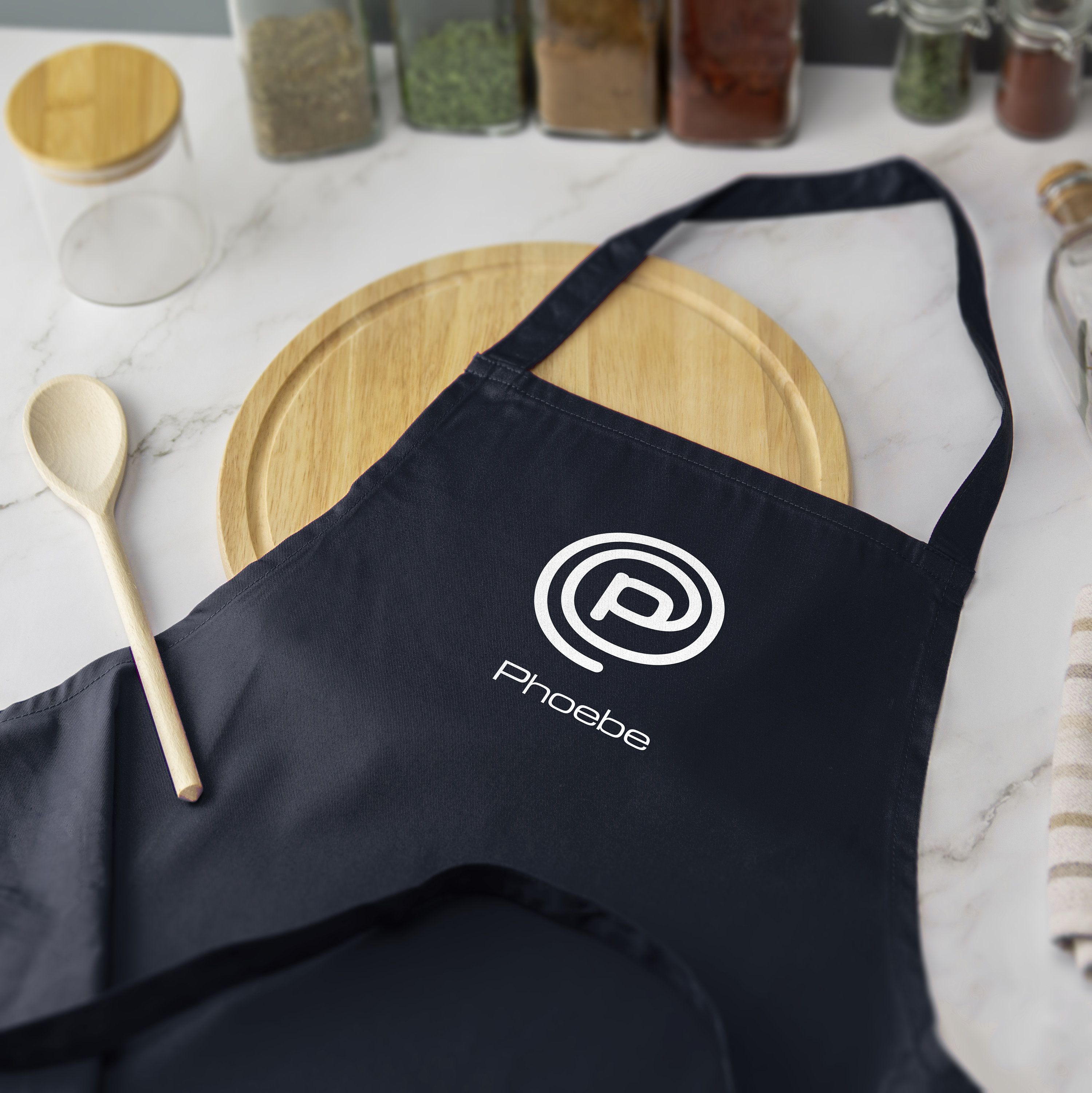 Delantal inspirado en Master Chef personalizado para hornear