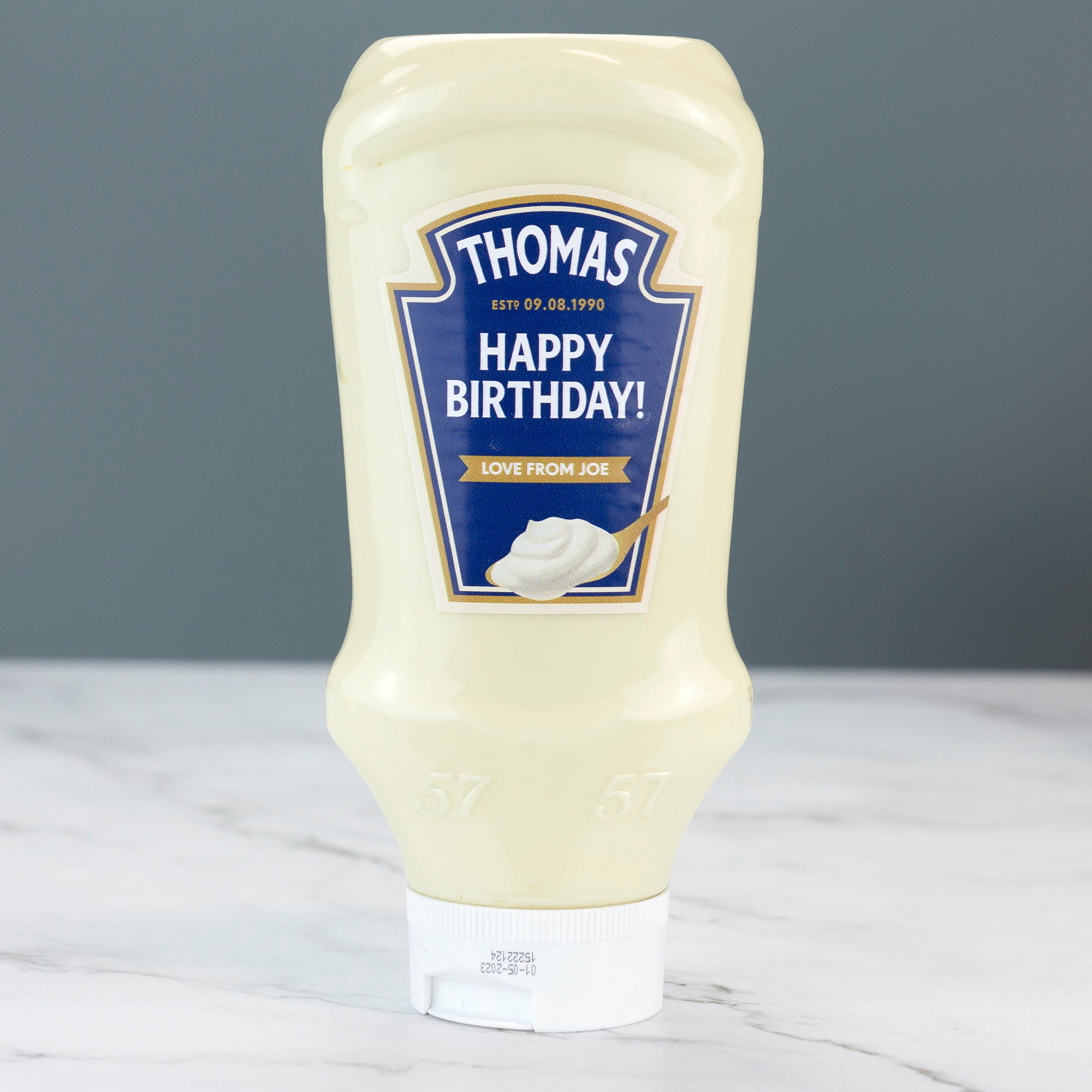Personalised Mayonnaise Label Vinyl Sticker Funny Novelty Gift Etsy