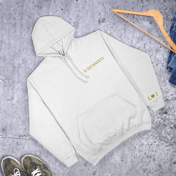 Regalo Anniversario Matrimonio Felpa Con Cappuccio Personalizzata