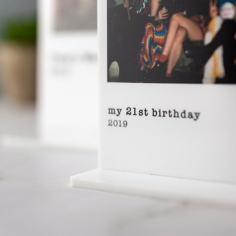 Personalised Photo Print Plaque With Custom Message image 10