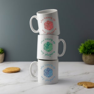 Tears of My Players DnD Mug Funny Birthday Mothers Fathers Day Christmas Gift